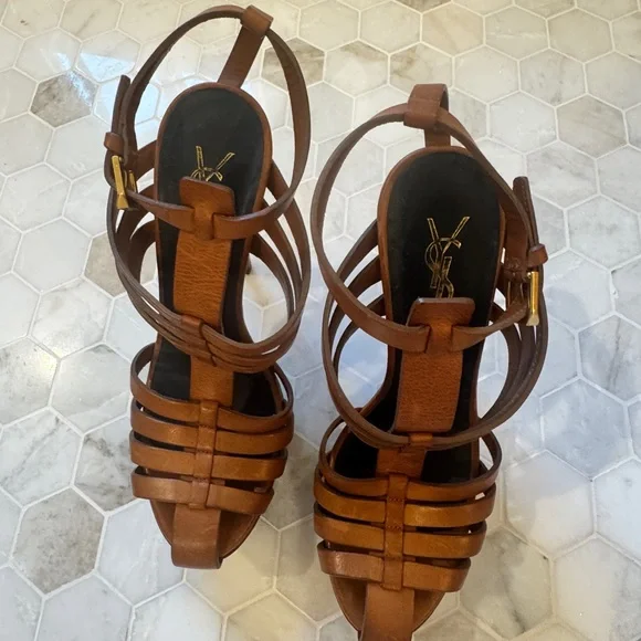 Like New YSL Sassy Strappy Sandals - Picture 11 of 11